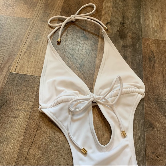 VS Vintage One Piece Strappy Cutout Swimsuit - Picture 4 of 12
